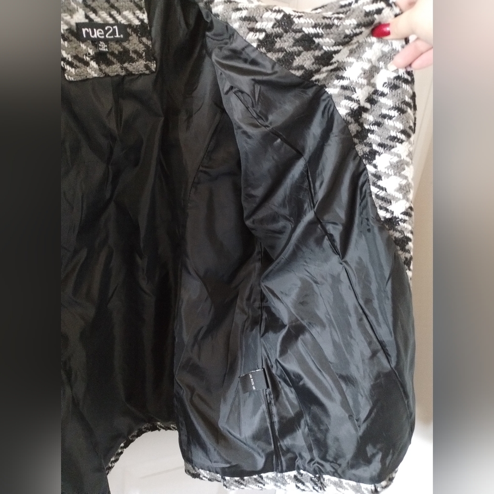 Houndstooth Coat Size XL NWOT - Picture 5 of 10
